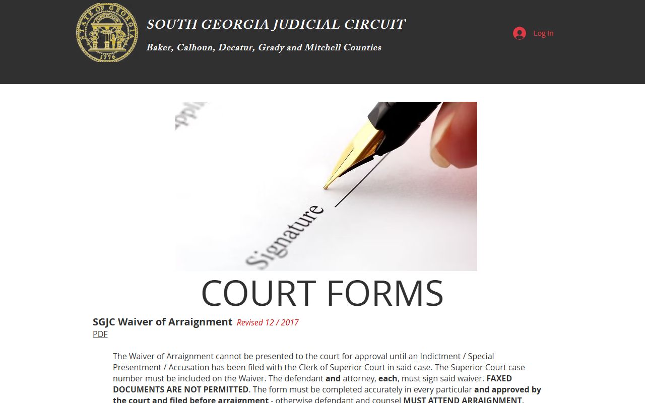 Baker County divorce records circuit court forms